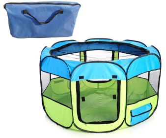 All-Terrain' Lightweight Easy Folding Wire-Framed Collapsible Travel Pet Playpen - Medium
