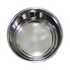 Stainless Steel Pet Bowl with Anti Skid Rubber Base and Dog Design, Gray and Pink - as Pic