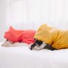 Touchdog Split-Vent Designer Waterproof Dog Raincoat - Blue - X-Large