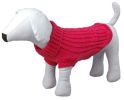 Heavy Cotton Rib-Collared Pet Sweater - X-Small