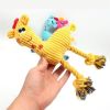 1Pcs Puppy Pet Toys for Small Dogs Fleece Resistance To Bite Dog Toy Teeth Cleaning Chew Training Toys Pet Supplies Puppy Dogs - Yellow