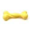 Bones Shape Pet Toys TPR Foamed Environmentally Chew Molars Gnawing Dog Toy For Medium Big Dogs Training Pets Interaction Toys - Yellow