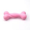Bones Shape Pet Toys TPR Foamed Environmentally Chew Molars Gnawing Dog Toy For Medium Big Dogs Training Pets Interaction Toys - Pink
