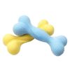 Bones Shape Pet Toys TPR Foamed Environmentally Chew Molars Gnawing Dog Toy For Medium Big Dogs Training Pets Interaction Toys - Blue