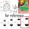4 Pcs Pink Knitted Dogs Socks Cat Socks Cute Pet Socks Dog Paw Protection for Puppy Indoor Wear - Default