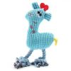 1Pcs Puppy Pet Toys for Small Dogs Fleece Resistance To Bite Dog Toy Teeth Cleaning Chew Training Toys Pet Supplies Puppy Dogs - Blue
