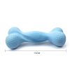 Bones Shape Pet Toys TPR Foamed Environmentally Chew Molars Gnawing Dog Toy For Medium Big Dogs Training Pets Interaction Toys - Blue